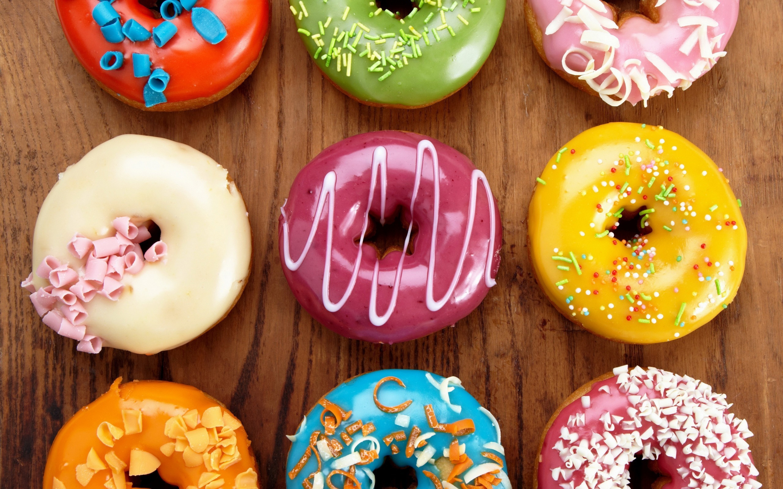 Glazed-Donuts-Colors-Wallpaper - Exceed Nutrition - Nutrition Tools For ...